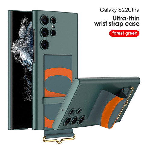 Gkk-funda De Cuero Con Correa Para Samsung Galaxy S22 Plus,