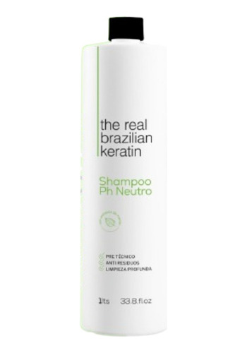 Shampoo Neutro X 1 Lt The Real Brazilian