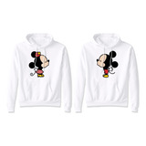 Sudadera Mickey Mouse Para Parejas Enamorados Amor Amistad 