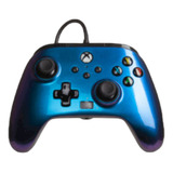Controle Joystick Acco Brands Powera Enhanced Wired Controller For Xbox Series X|s Advantage Lumectra Nebula