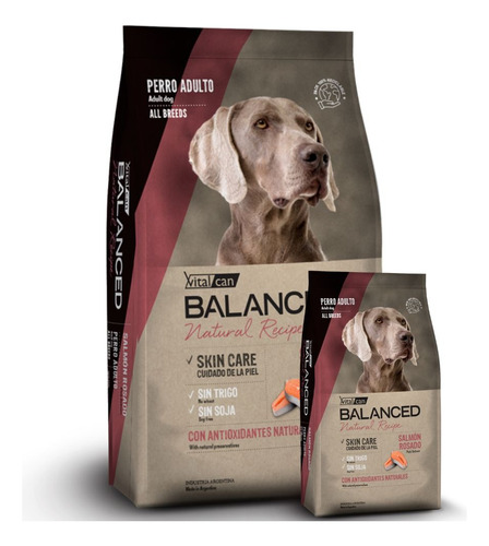 Vitalcan Balanced Natural Perro Adulto Salmon 15 Kg + 3 Kg