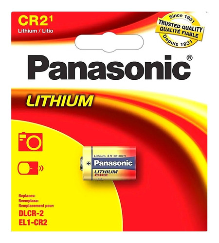 Pila Cr2 Panasonic No Recargable Litio 3 Volts 1 Pieza