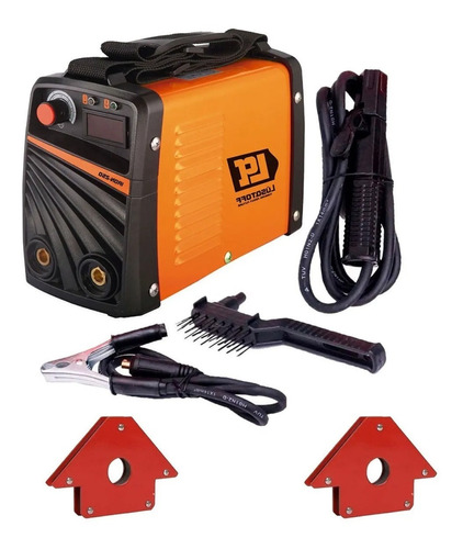 Mega Kit Soldadora Lusqtoff Iron 250 Inverter + 2 Escuadras