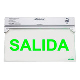 Cartel De Salida De Emergencia Luminoso A Leds Atomlux