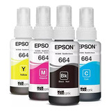 Pack Tinta Epson 664 Original Juego Completo Envio Gratis