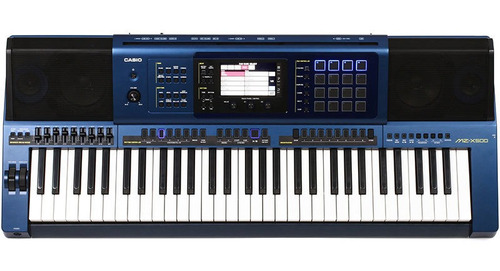 Teclado Casio Digital Mzx500 K Arranjador Azul