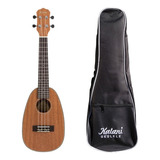 Ukulele Concert 24 Kayke Abacaxi Kal330 Cp C Capa Bag Kalani Cor Marrom