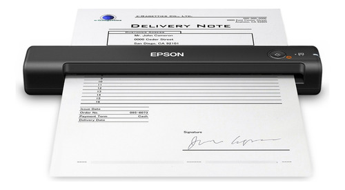 Escáner Epson Es-50 Portátil/a4/color/manual Color Negro