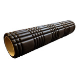 Rolo Rodillo Foam Roller Largo Estimulacion Muscular Masajes Color Negro