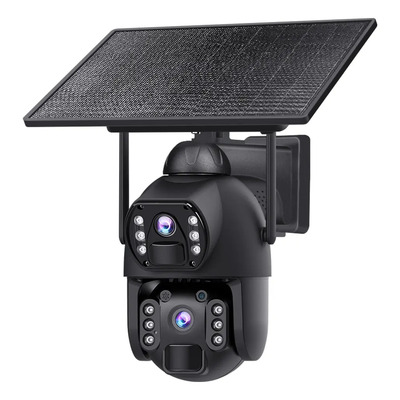 Cámara Solar de Seguridad SecTec 4G 6MP Exterior Visión Nocturna Gran Angular | Meses sin interés