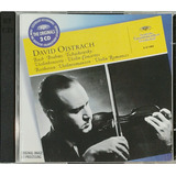 Cd Bach Brahms Violin Concertos David Oistrakh Importad 2 Cd