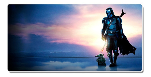 Mousepad Xxxl (100x50cm) Star Wars Cod:007 Mandalorian