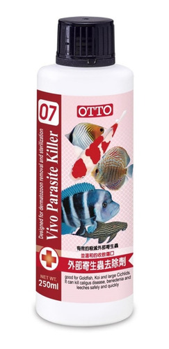 Medicamento De Peces Otto  Vivo Parasite Killer 250ml - Ar