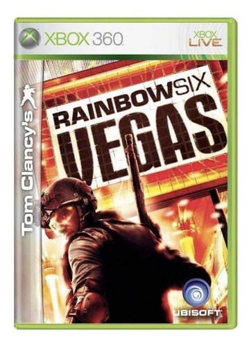 Jogo Rainbow Six Vegas Xbox 360 Original - Mídia Física