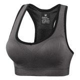 Ropa Interior Deportiva De Alto Soporte Para Mujer, Acolchad