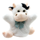 Titere Mano Vaca Peluche Granja Campo Animal Juguete