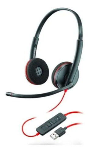 Headset Blackwire C3220 Usb - Plantronics - Kit 5 Unidades