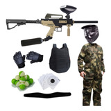 Paquete Marcadora Gotcha Tippmann Cronus Basic Overol Xt C