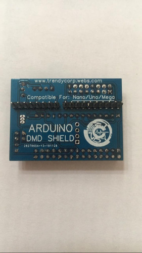 Shield Dmd Nano Uno Mega, Base Hc05, Rtc, Ir, Ds18b20, Dh11