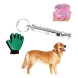 Kit Para Perro Manopla Silbato Dedal Para Dentadura Primeriz