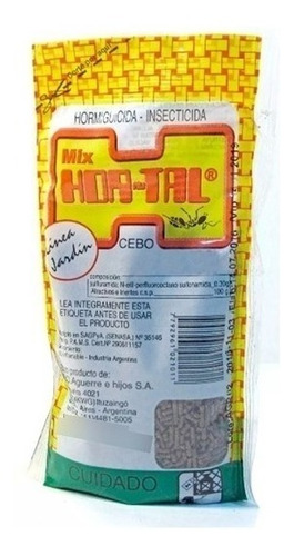 Hormiguicida Mix Hortal® Cebo Granulado Mata Hormigas 100g