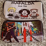 Funda Porta Anteojos Neoprene C/cierre Mafalda O Tango Ver