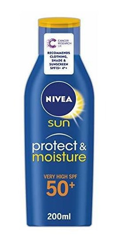 Nivea Sun Hidratante Loción Solar Spf 50+ 200ml.