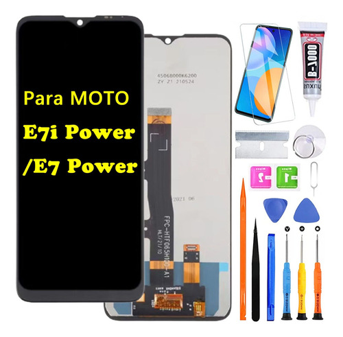 Pantalla Lcd Táctil Para Moto E7i Power / E7 Power Original