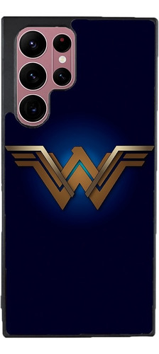 Funda Para Galaxy Wonder Woman Mujer Maravilla Azul Dc