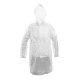 Kit 200 Capas De Chuva Descartável Transparente Unissex