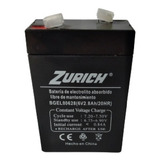 Bateria Gel 6v 2.8a Zurich Electrolito Absorbido