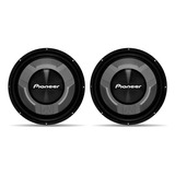 Kit Par Subwoofer Pioneer Ts-w3060br 12 Pol 4 Ohms 350w Rms