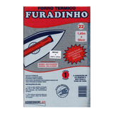 Forro Capa P/ Tábua Passar Roupa Térmico Furadinho 1,45x0,50