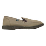 Zapatilla Pancha Mocasin Elastico Lona Hombre