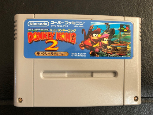 Juego Nintendo Super Famicom Donkey Kong Country 2