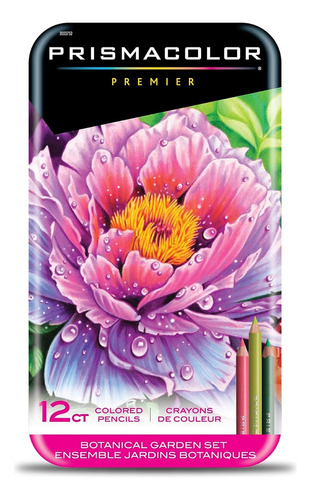 Lapices Prismacolor Premier 12 Colores Botanical Garden Set