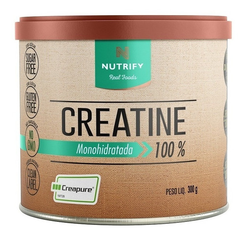 Creatina Creapure Creatine Monohidratada 100% Nutrify 300g  