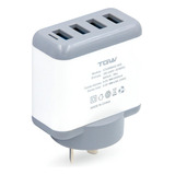 Cargador De Pared Con 4 Puertos Usb Tgw