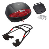 Baú Bauleto Moto 45l Givi E450n + Bagageiro Givi Titan 160