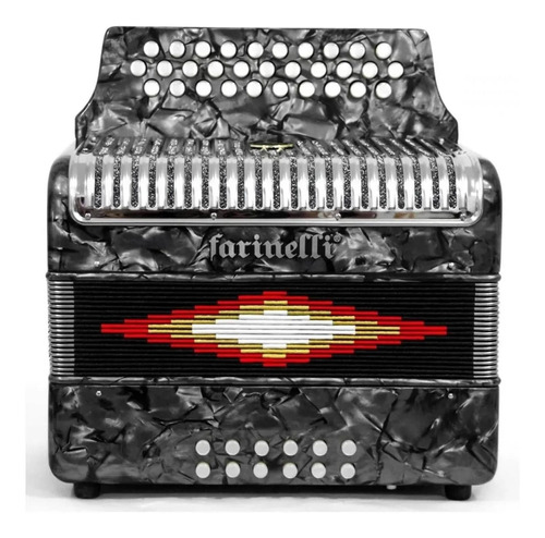 Acordeon Botones Farinelli 3012fagp Fa 31 Botones 12 Bajos