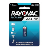 1 Pila Baterias A23 12v Remotos Luces Alarmas Porton Rayovac