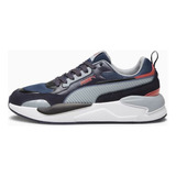 Tenis Hombre Puma X-ray2 Square Sd Trainers Negro Gris