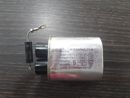 Capacitor Microondas Ch85 21075-2100vac 0.85 Uf