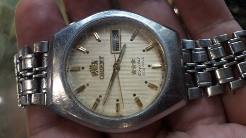Reloj Orient Crystal Automatico 21 Jewels 37 Mm