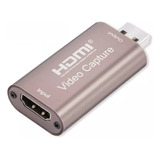 Tarjeta Captura Video Y Audio Hdmi A Usb 60fps 1080p Usb 3.0