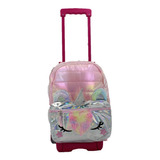 Mochila Escolar Carrito Unicornio Us Urban Mt0184ca Color Rosa 18l