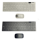 Teclado Con Mouse Inalámbrico 2.4 + Protector Silicona.