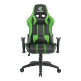 Cadeira Gamer Black Hawk Fortrek Ergonómica Com Almofadas Cor Verde Material Do Estofamento Revestimento Sintético