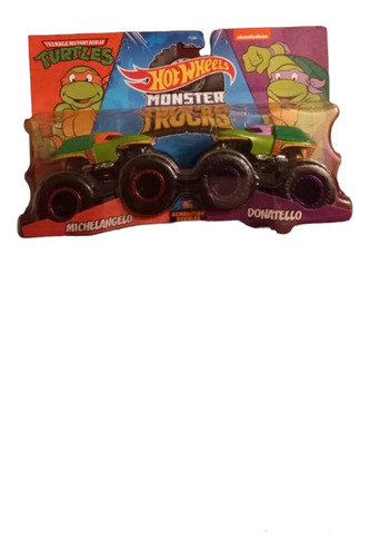 Set  Monster Truck Tortugas Ninja Hot Wheels