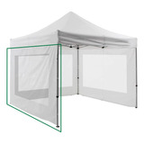 Gazebo Plegable Acero Impermeable 3x3 + Pared. Gravedad X